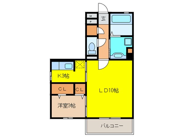 フェリーチェⅠの物件間取画像